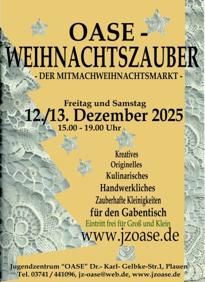 Weihnachtszauber Plakat 2025